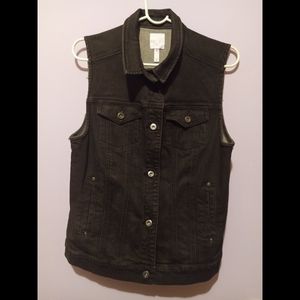 Black Jean Vest